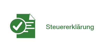 Steuererklärung Button